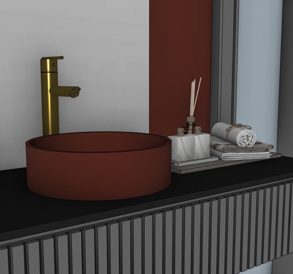 SketchUp bathroom design project preview — view 4