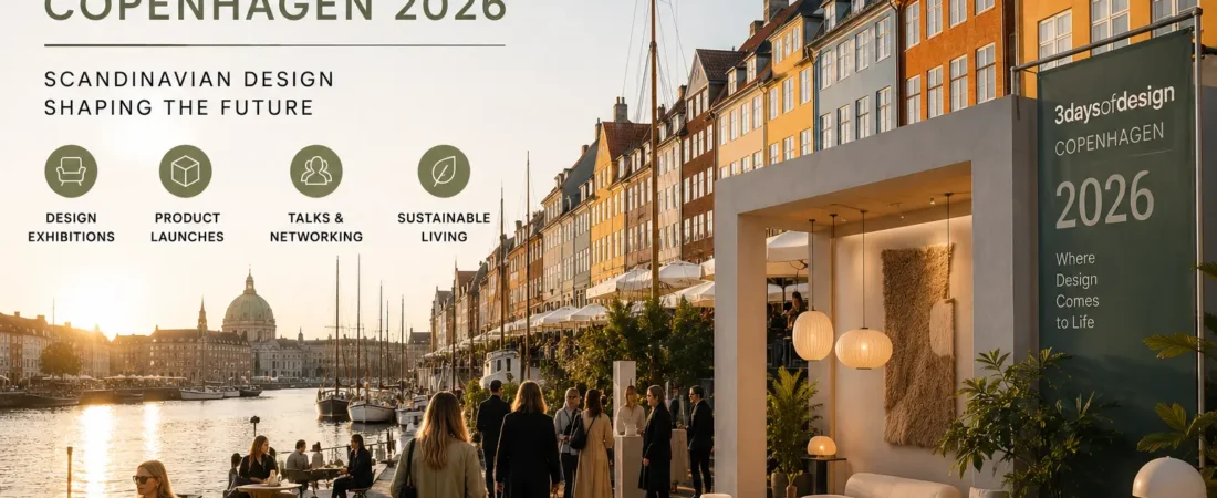 3daysofdesign Copenhagen 2026: Scandinavian Design, Architecture Trends & Future Living