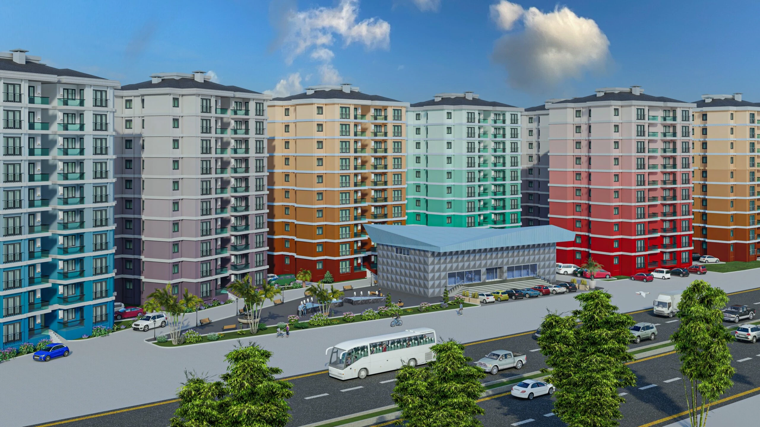Residential complex visualization in Tekirdag