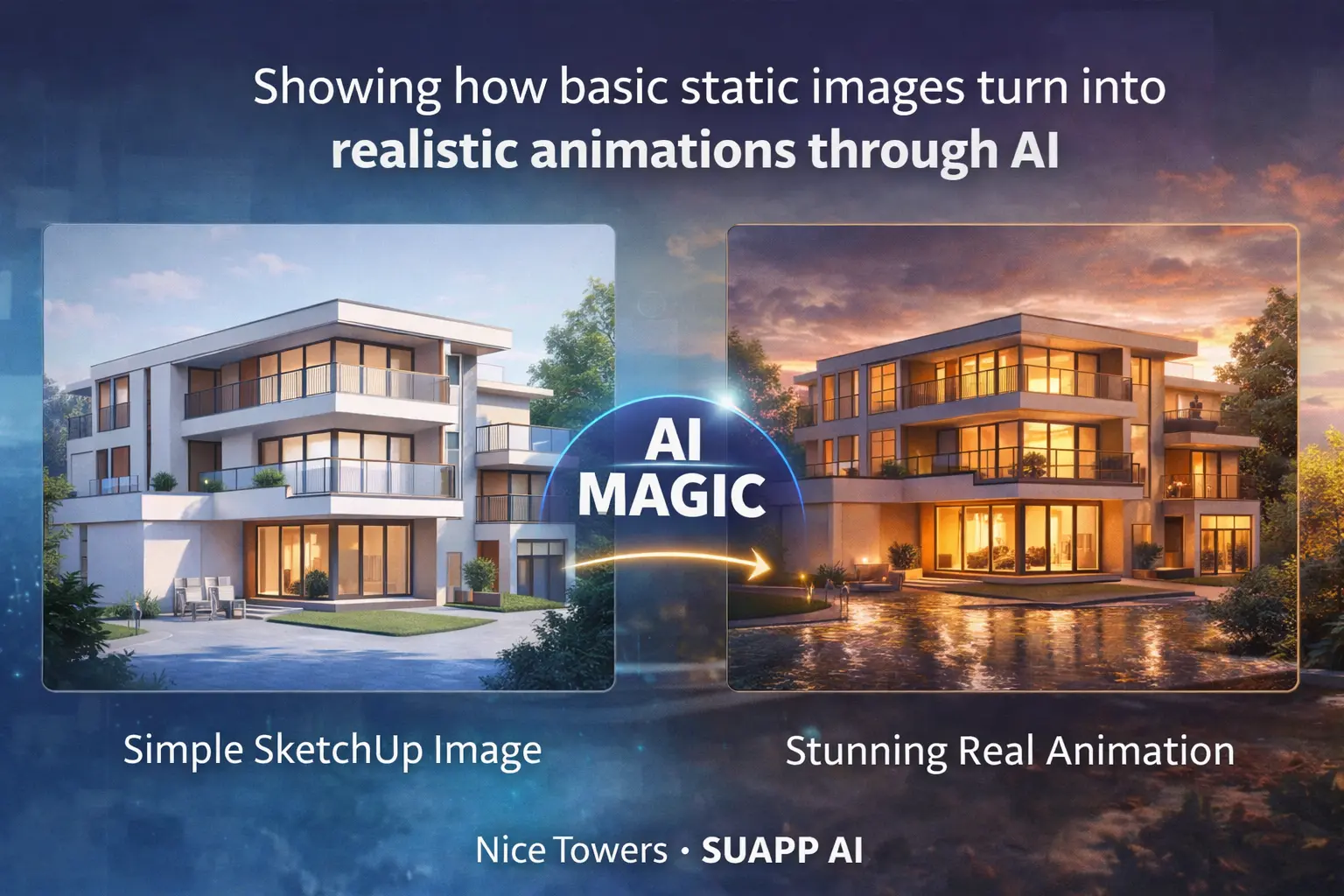 Turn a Photo into an Ultra-Realistic Animation (2026) — SUAPP AIA Workflow for Architects