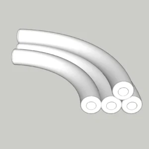Modern Curved Sofa Set SketchUp Model – Minimal Interior Couch Design (Free)