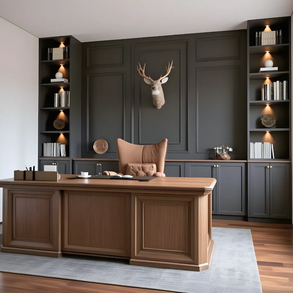 Classic Executive Office Interior – SketchUp 3D Model