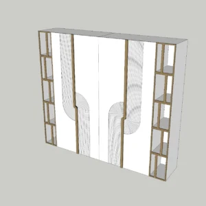 Modern Wardrobe Design + 3D Model | SketchUp 2018