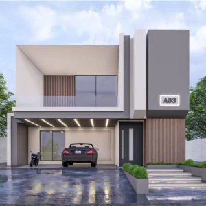 Modern Two-Story House | SketchUp 2021 Architectural Model