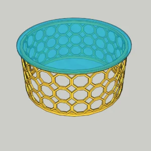 Parametric Round Coffee Table SketchUp Model – Modern Geometric Coffee Table (Free)