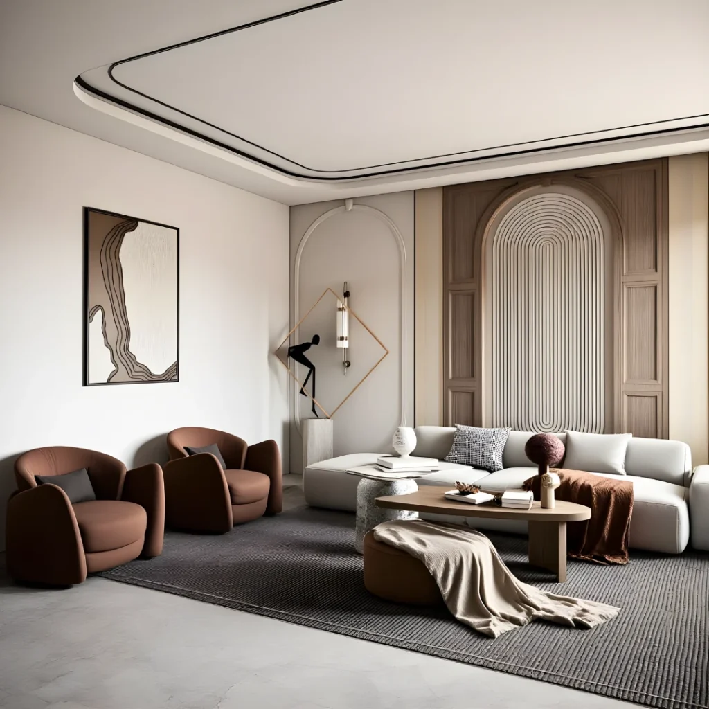 Modern Elegant Living Room – SketchUp 3D Model
