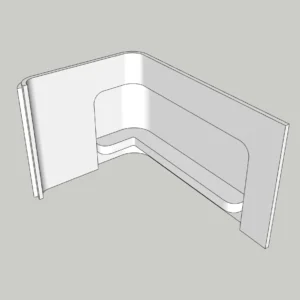 Modern Bathroom Wall Feature | SketchUp 2018