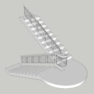 Modern Staircase | SketchUp Model
