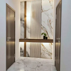 Luxury Entrance Hall | Modern Wall Paneling & Console – SketchUp 2021 Model