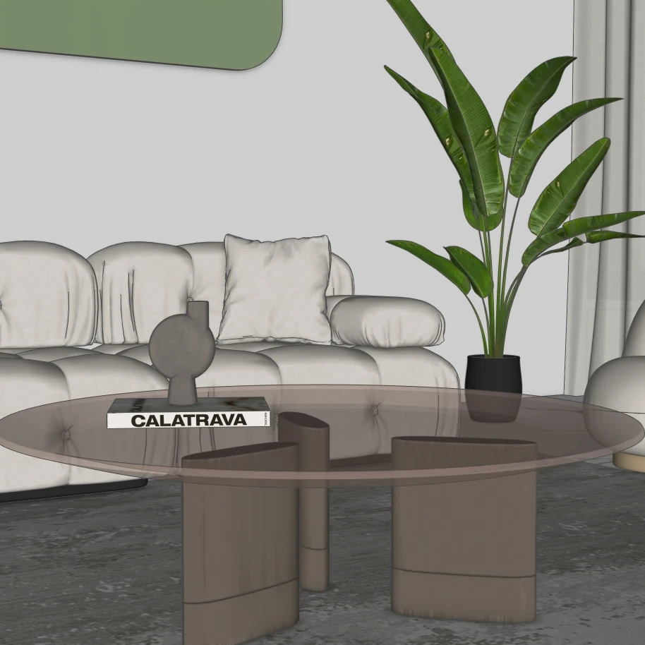 Minimal Wall Décor Panel | SketchUp 2021 Model - Image 6