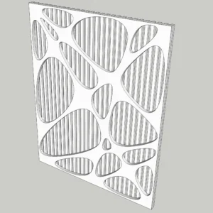 Parametric Decorative Wall Panel – Organic Pattern | SketchUp 2018
