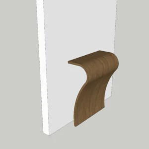 Modern Wall Console Shelf 3D Model | SketchUp 2018