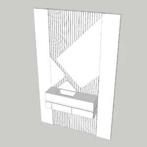 Modern Vanity Table Design Tutorial & 3D Model – SketchUp 2018