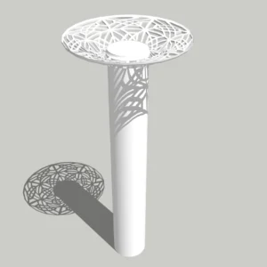 Parametric Tree Column SketchUp Model – Organic Structural Pavilion Element (Free)