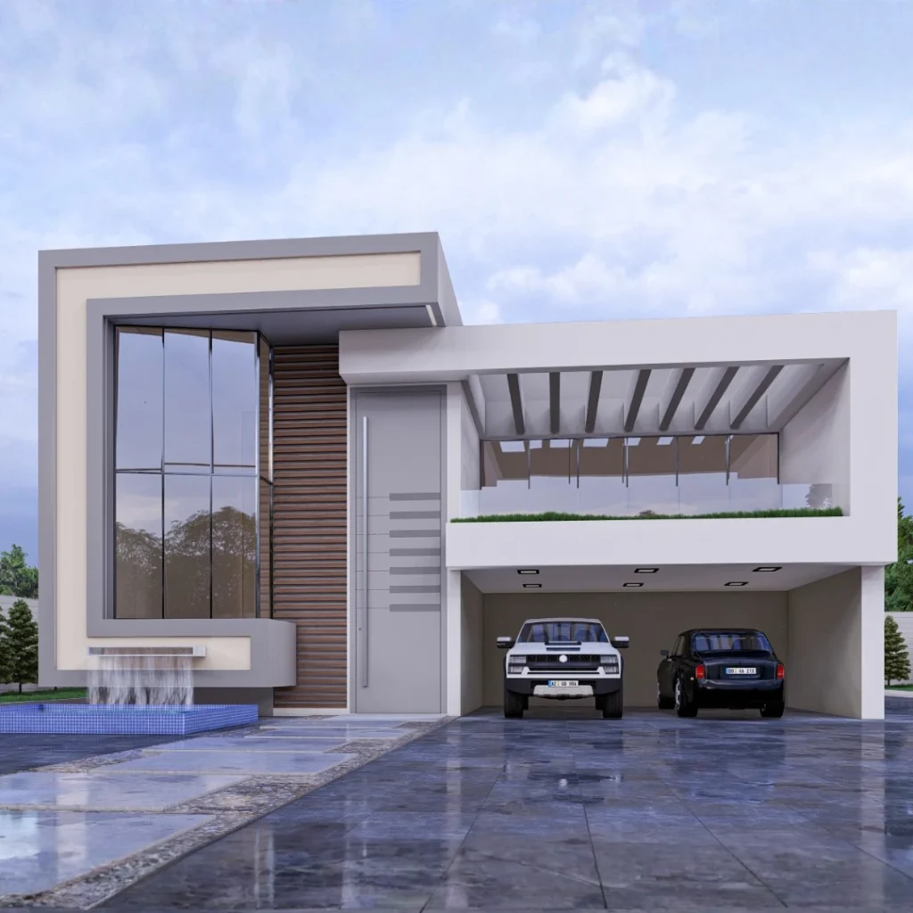 Modern Single-Story House | SketchUp 2021 Architectural Model