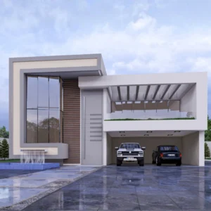 Modern Single-Story House | SketchUp 2021 Architectural Model