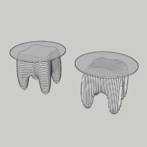 Parametric Table Design | SketchUp 3D Model