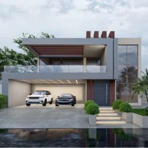 Modern Two-Story House | SketchUp 2021 Residential Model