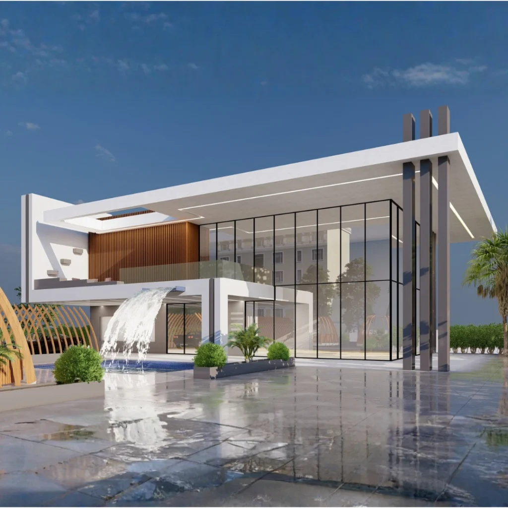 Luxury Modern Villa With Pool | SketchUp 2021 Architectural Model