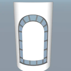Arched Window Frame SketchUp Model 2020 – Classic Arch Window Design (Free)