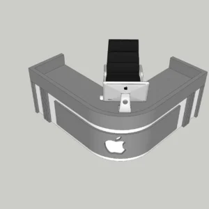 Curved Reception Counter | SketchUp 2018