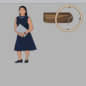 Modern Circular Wall Clock SketchUp Model – Minimal Decorative Wall Clock for Interior Design (Free)