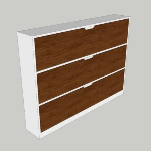 Modern Wooden Drawer Cabinet 3D Model | SketchUp 2018