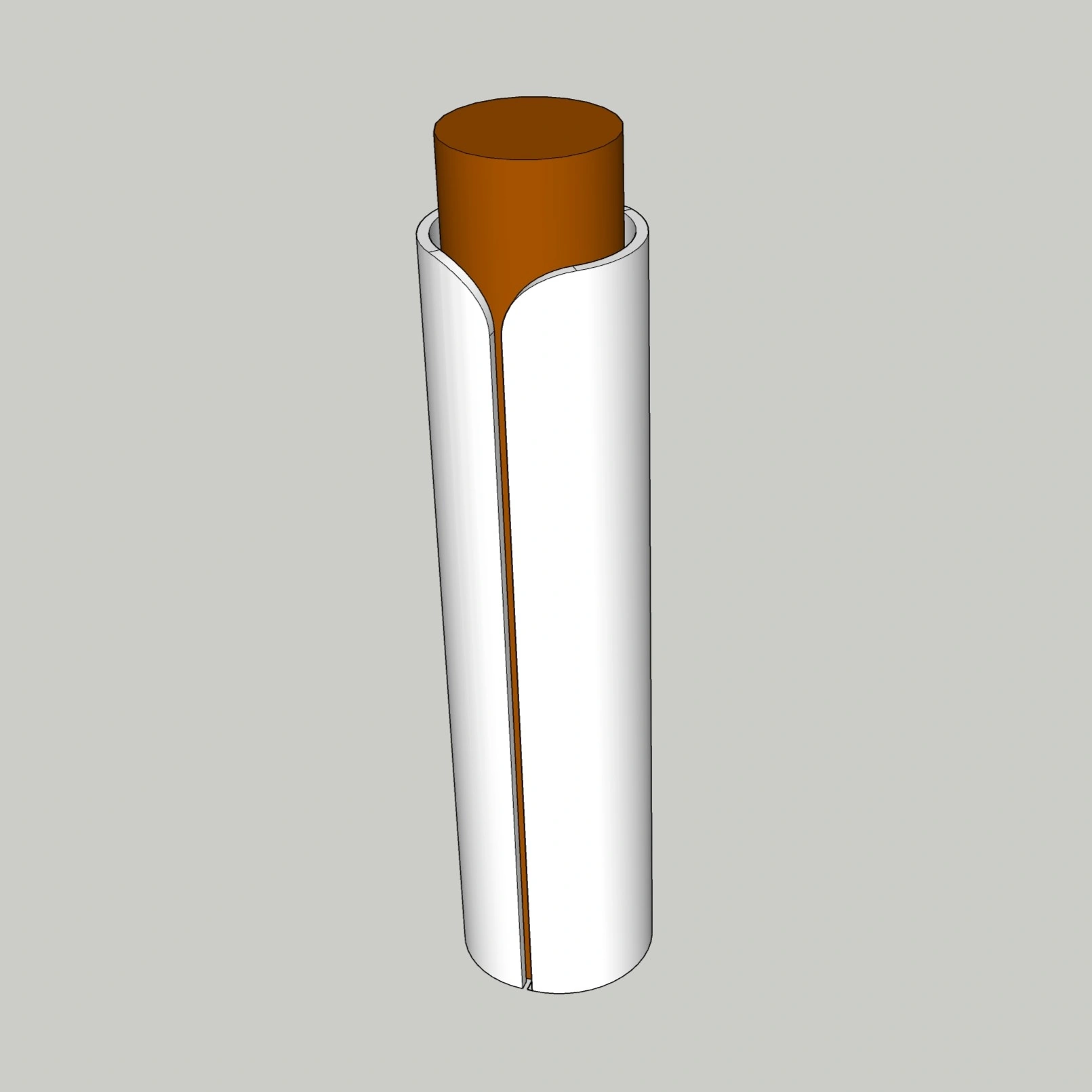 Modern Decorative Column Cladding SketchUp Model – Sculptural Column Cover (Free)