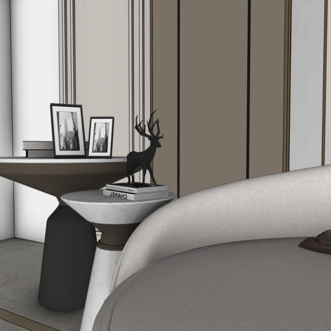 Modern Living Room 3D Model – SketchUp File - Image 7