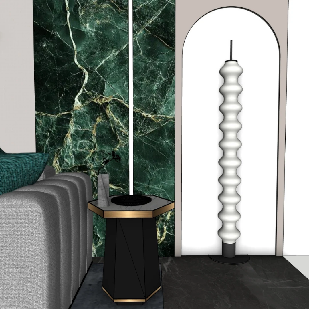 Modern Luxury Living Room 3D Model – SketchUp File - Image 5